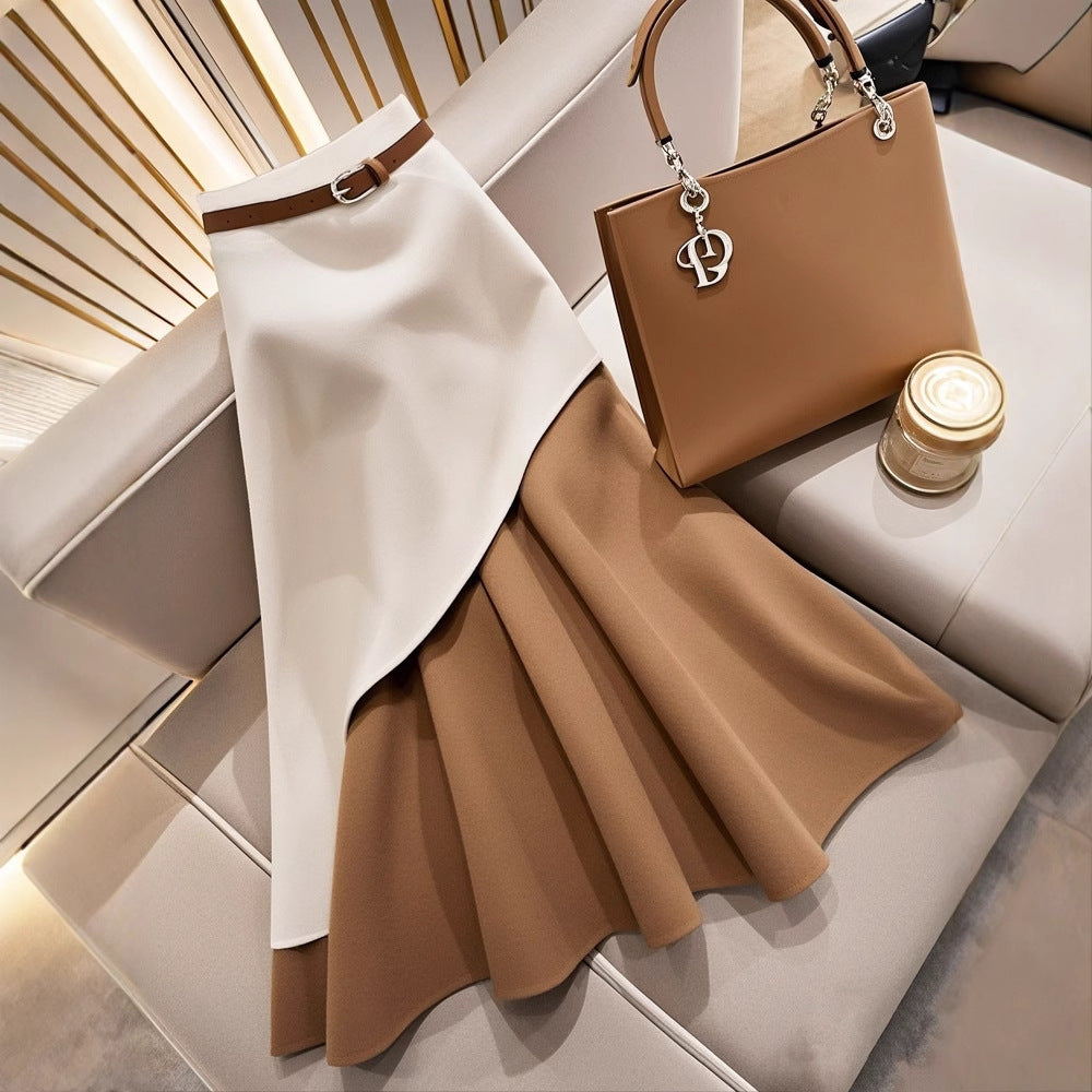 Jupe d’Hiver Marron Élégante