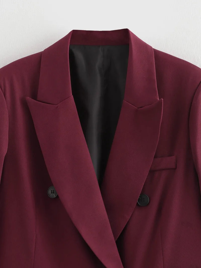 Blazer Élégance – Coupe Droite et Oversized, Chic et Moderne