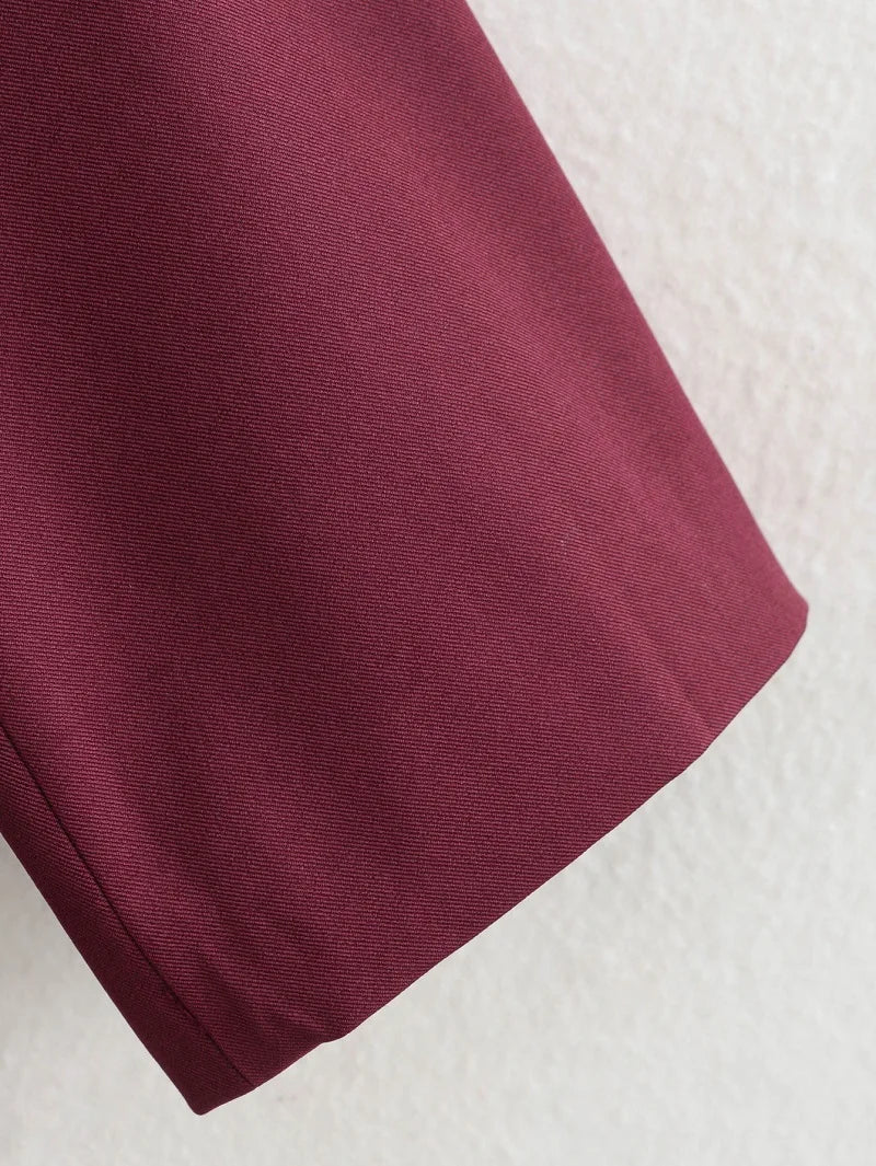 Blazer Élégance – Coupe Droite et Oversized, Chic et Moderne