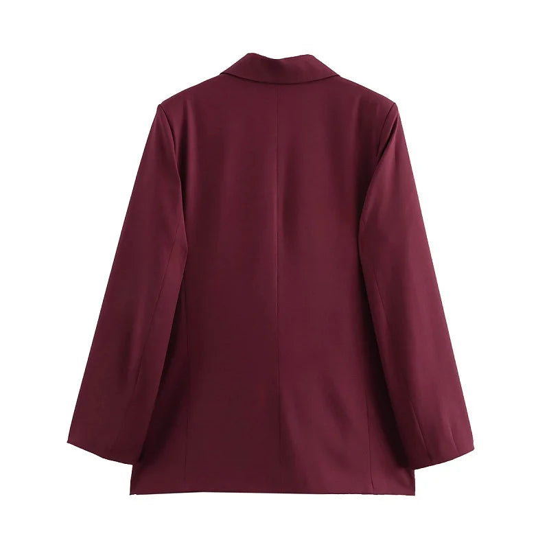 Blazer Élégance – Coupe Droite et Oversized, Chic et Moderne