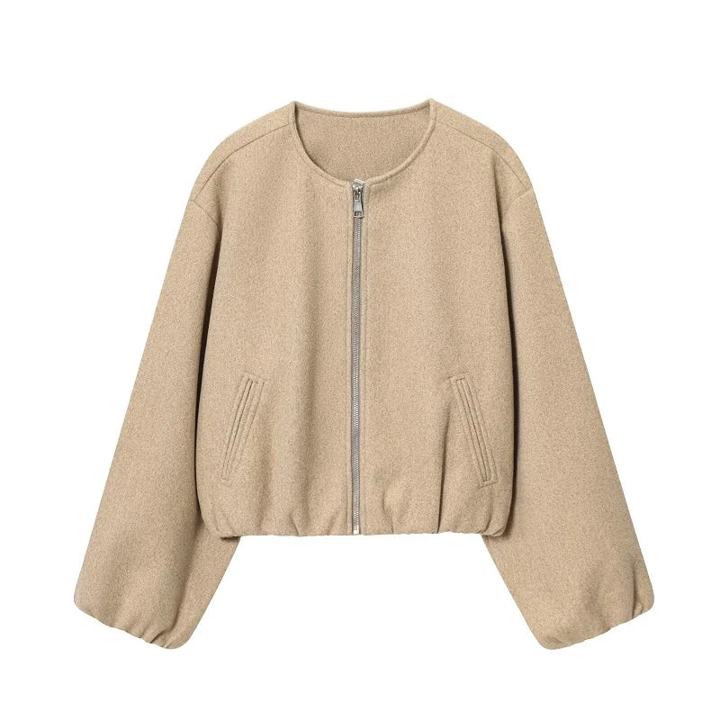 Blouson Noir Femme - Coupe Moderne et Confortable