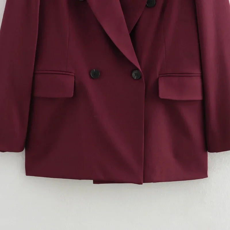 Blazer Élégance – Coupe Droite et Oversized, Chic et Moderne