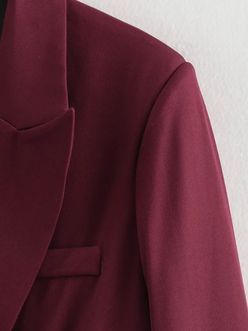 Blazer Élégance – Coupe Droite et Oversized, Chic et Moderne