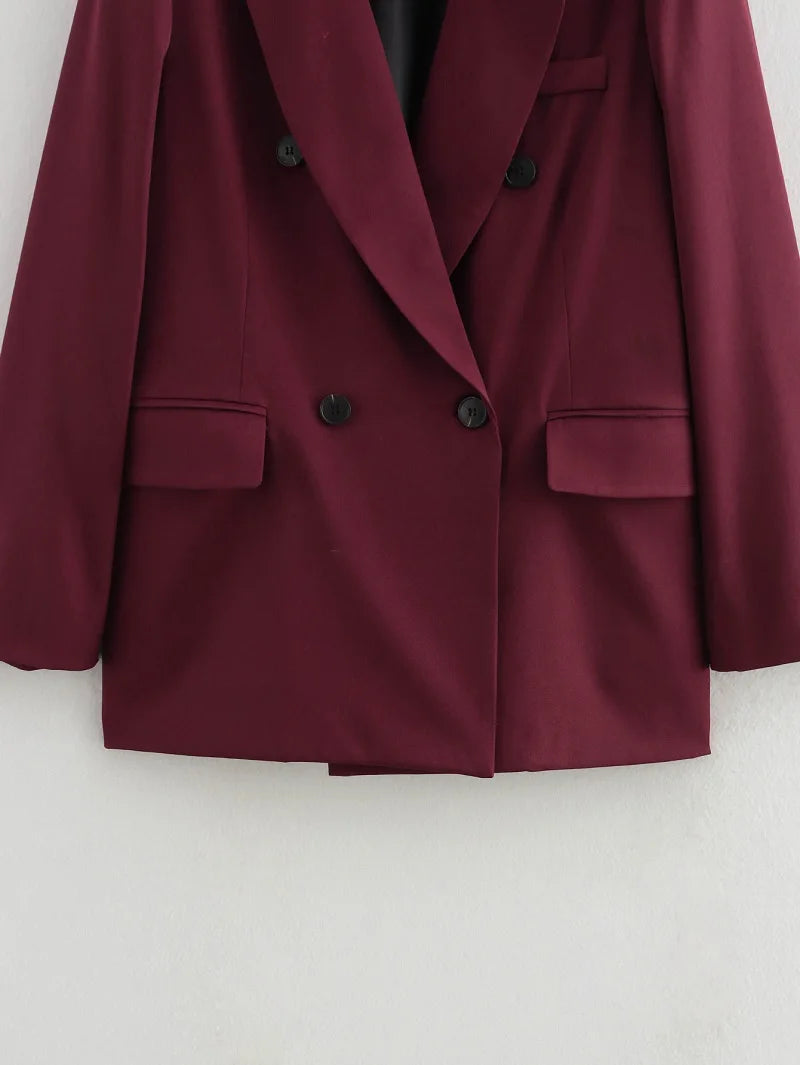 Blazer Élégance – Coupe Droite et Oversized, Chic et Moderne