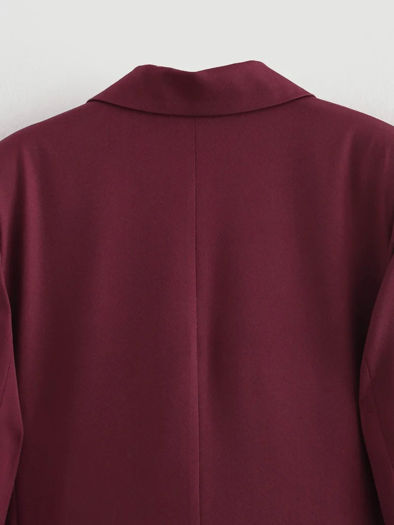 Blazer Élégance – Coupe Droite et Oversized, Chic et Moderne
