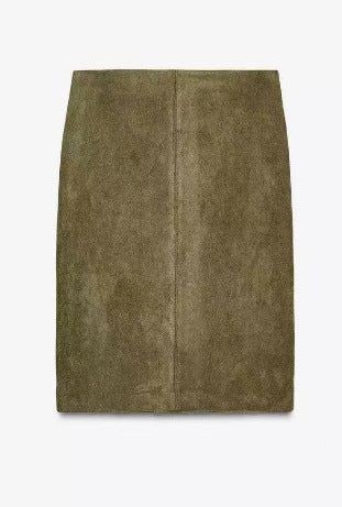 Veste Bomber en Suède Verte – Style Street Hipster