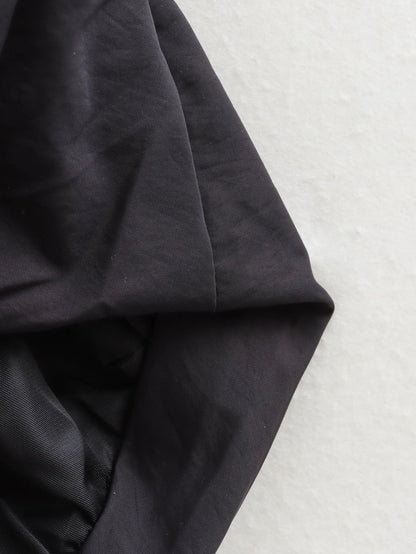 Veste Froncée Sans Manches – Zip et Coupe Loose