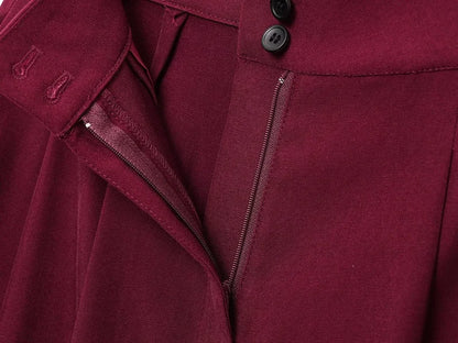 Ensemble Pantalon Large & Top Sans Manches – 2 Pièces Décontracté