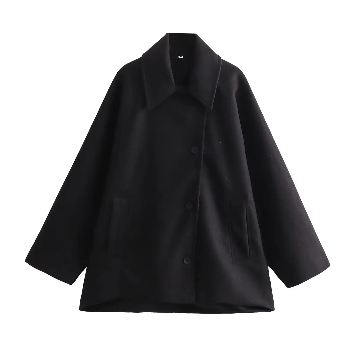 Trench Oversize – Longue Veste à Manches Longues