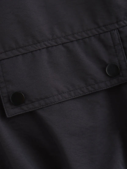 Veste Froncée Sans Manches – Zip et Coupe Loose