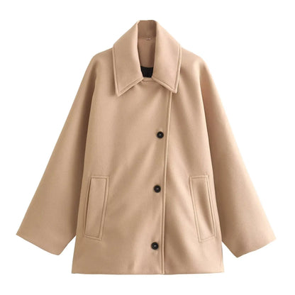 Trench Oversize – Longue Veste à Manches Longues