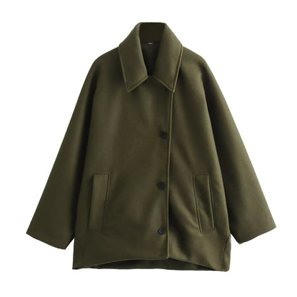 Trench Oversize – Longue Veste à Manches Longues