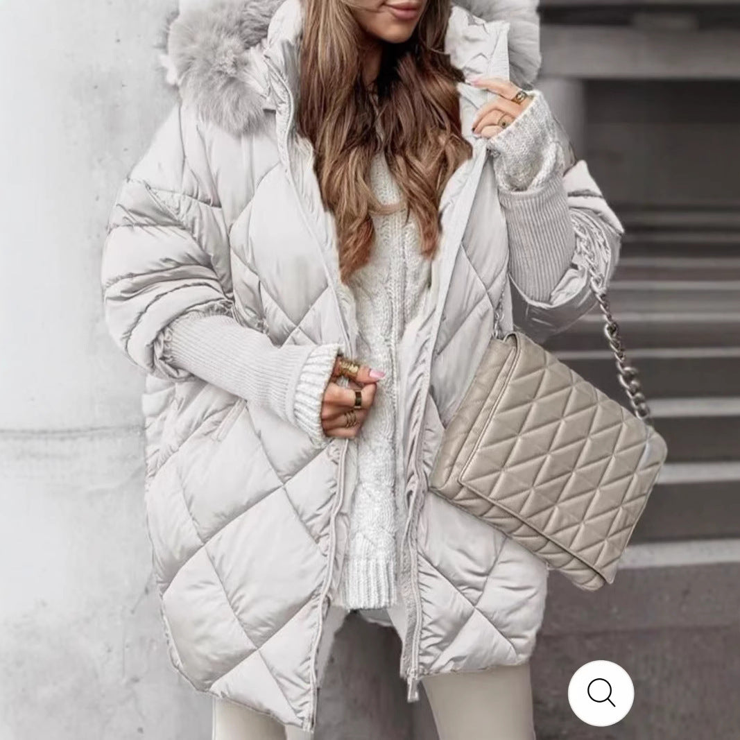 Manteau Hivernal Élégant à Capuche