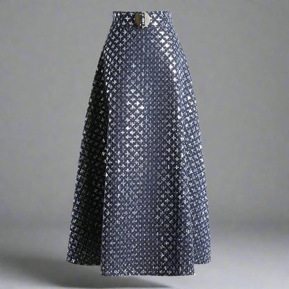 Jupe Parapluie Pailletée – Élégance Rétro